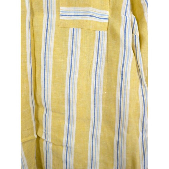 J jill Love Linen Top Size Large Costal Beach Lagenlook Tunic Summer Lightweight - Picture 3 of 7